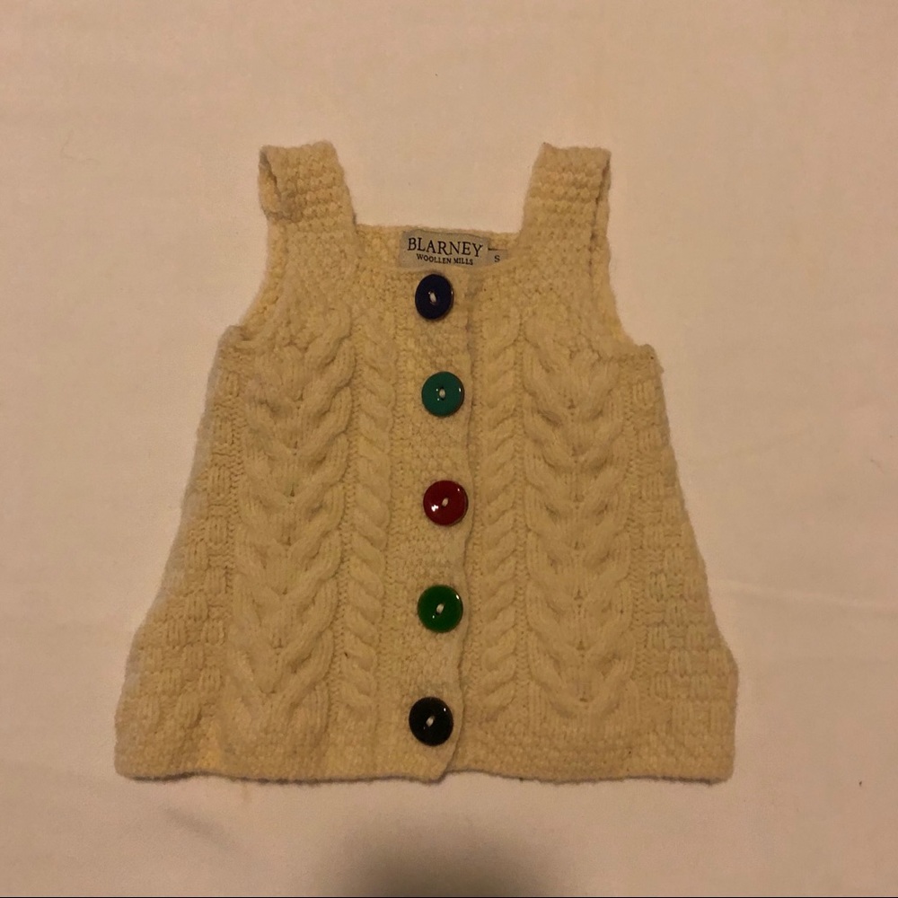 Blarneys handmade wool knit dress infant